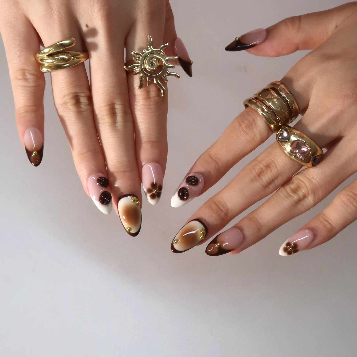 Expresso Martini - Ersa Nails Nude Brown PressOnNails