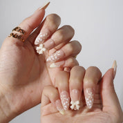 Fairy Breath - Ersa Nails Nude White Yellow PressOnNails