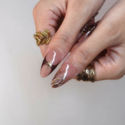 Fall Crush - Ersa Nails Nude Brown PressOnNails
