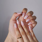 Fantasia Forever - Ersa Nails Pink White PressOnNails