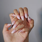 Fantasia Forever - Ersa Nails Pink White PressOnNails