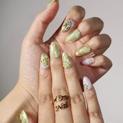 Flora’s Breath - Ersa Nails Jade White PressOnNails