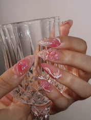 Floral Dreamland - Ersa Nails Nude Pink PressOnNails