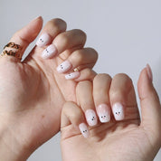 Fluffy Kitty - Ersa Nails Pink White PressOnNails