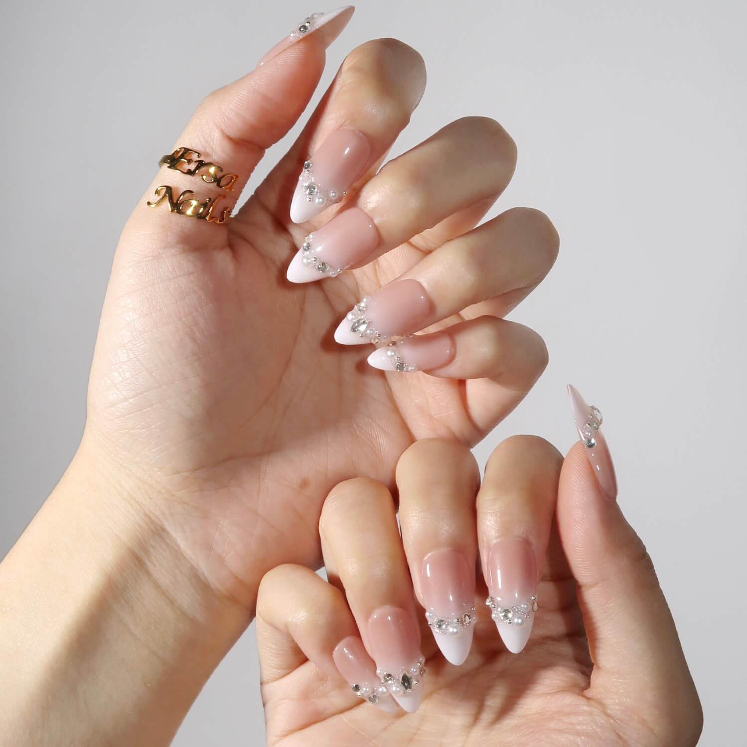 Forever Only - Ersa Nails Nude White PressOnNails