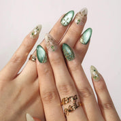 From the Garden - Ersa Nails Jade PressOnNails