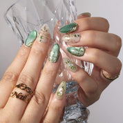 From the Garden - Ersa Nails Jade PressOnNails