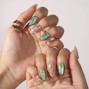 From the Garden - Ersa Nails Jade PressOnNails