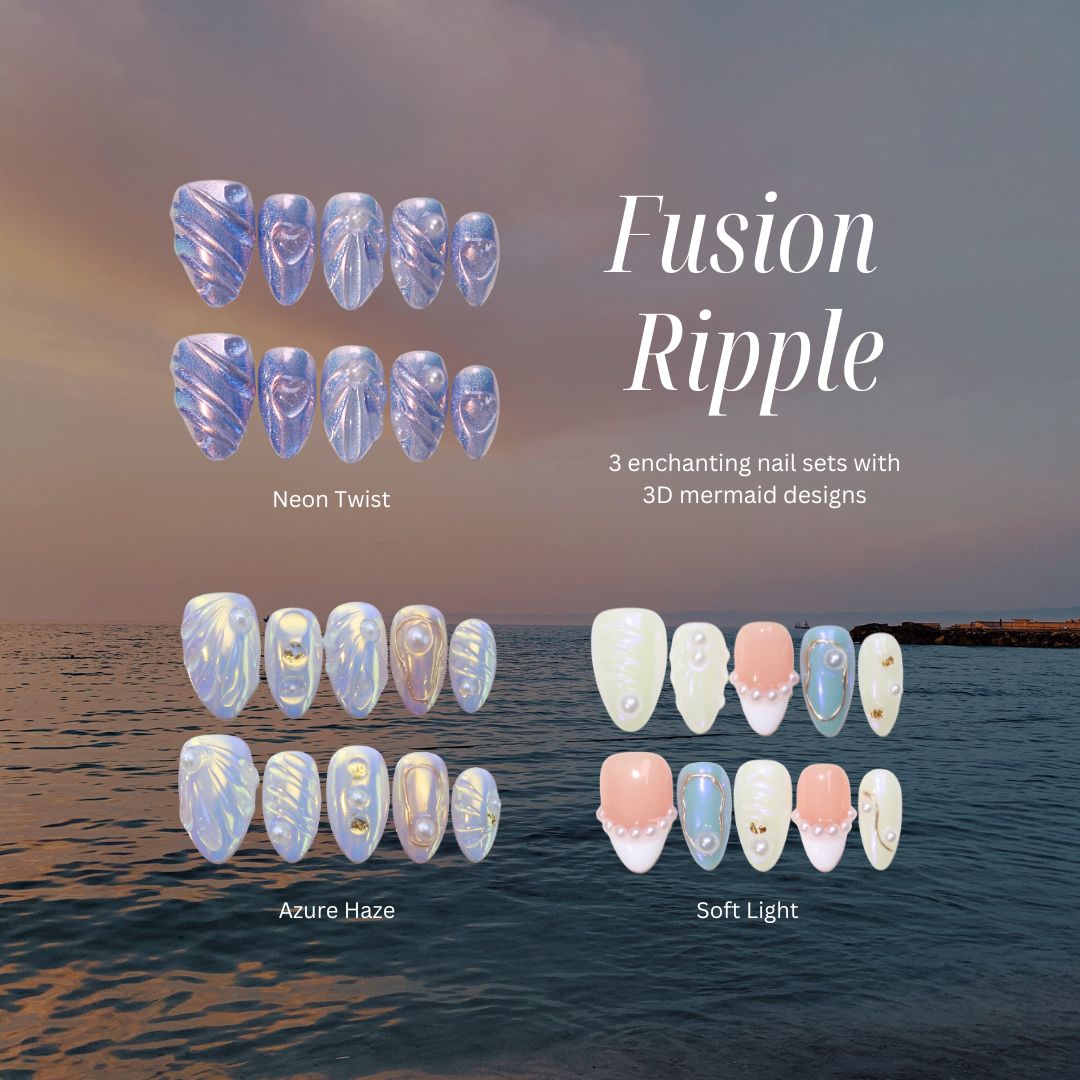 Fusion Ripple - ErsaNails PressOnNails Bundle