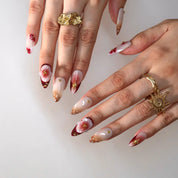 Garden Diary - Ersa Nails Nude Red PressOnNails