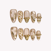 Gilded Memory - Ersa Nails Gold PressOnNails