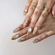 Gilded Memory - Ersa Nails Gold PressOnNails