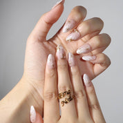 Gilded Mist - Ersa Nails Nude White Gold PressOnNails