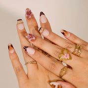 Glam Queen - Ersa Nails Nude Brown PressOnNails