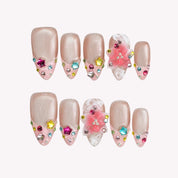 Glow Hour - Ersa Nails Nude Pink PressOnNails