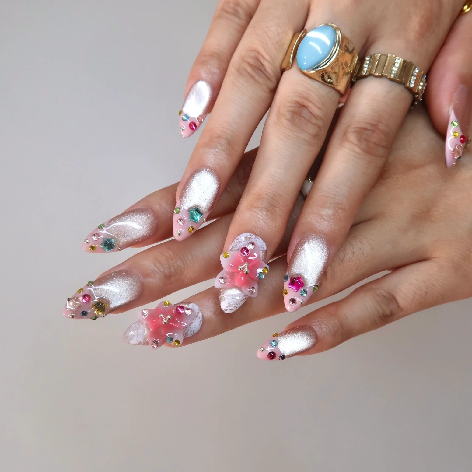 Glow Hour - Ersa Nails Nude Pink PressOnNails