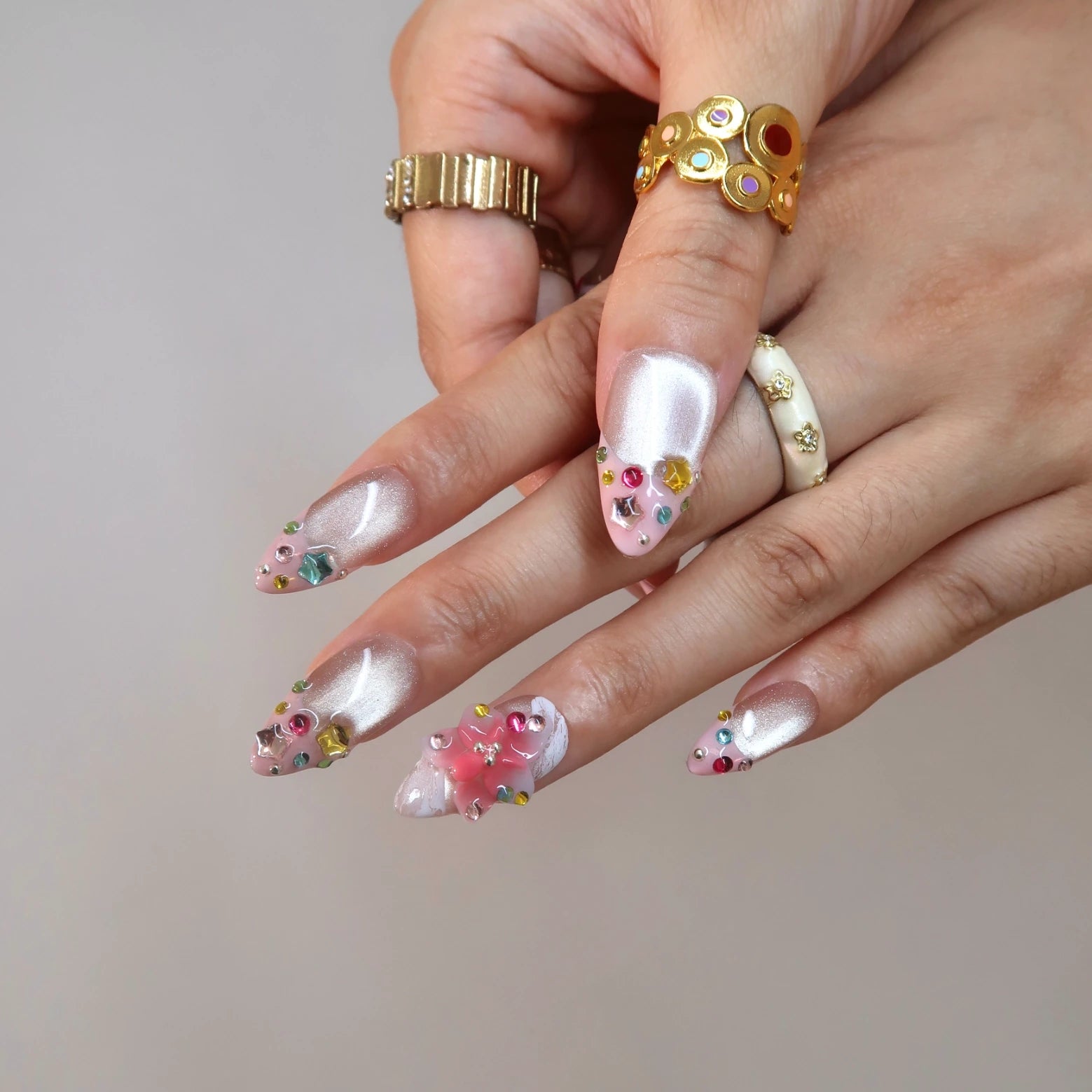 Glow Hour - Ersa Nails Nude Pink PressOnNails