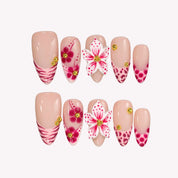 Going Wild - Ersa Nails Pink Nude PressOnNails