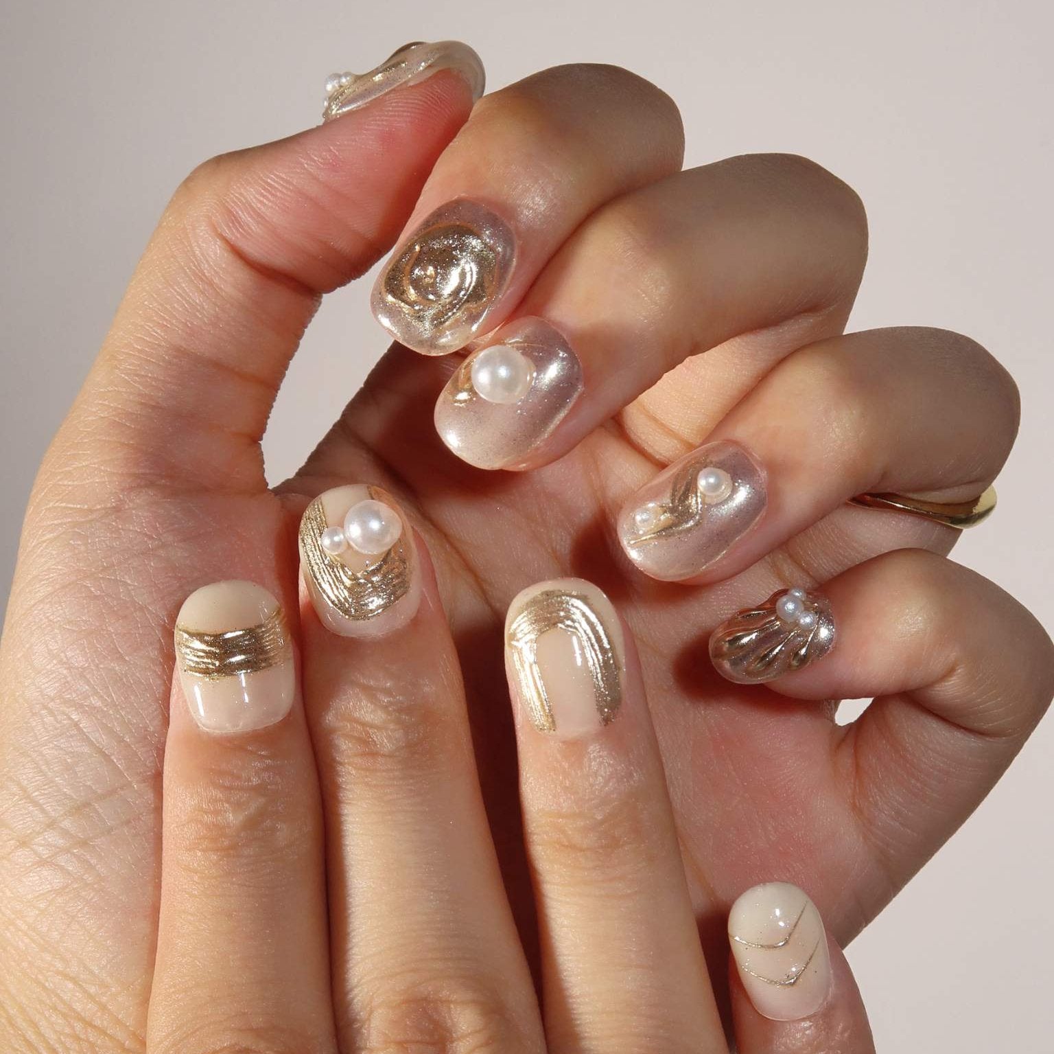 Golden Days - Ersa Nails Gold PressOnNails