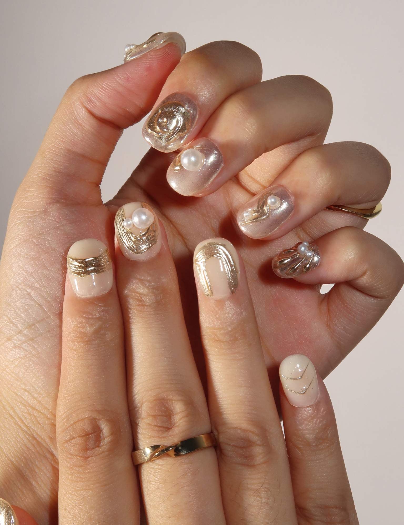 Golden Days - Ersa Nails Gold PressOnNails