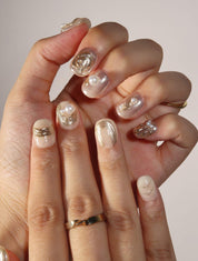 Golden Days - Ersa Nails Gold PressOnNails