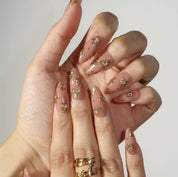 Golden Dreams - Ersa Nails Nude Gold PressOnNails