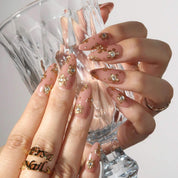 Golden Dreams - Ersa Nails Nude Gold PressOnNails