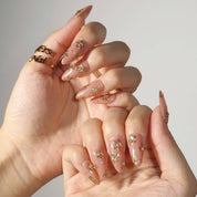 Golden Dreams - Ersa Nails Nude Gold PressOnNails