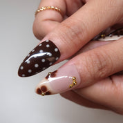 Golden Safari- Ersa Nails Nude Brown PressOnNails