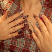 Golden Safari- Ersa Nails Nude Brown PressOnNails