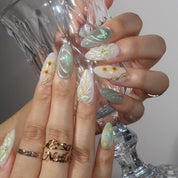 Green Forest - Ersa Nails White Jade PressOnNails