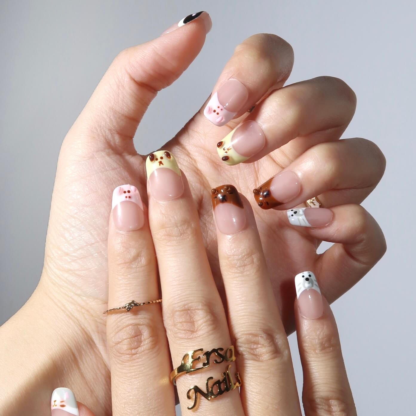 Hang Out Together - Ersa Nails Nude PressOnNails