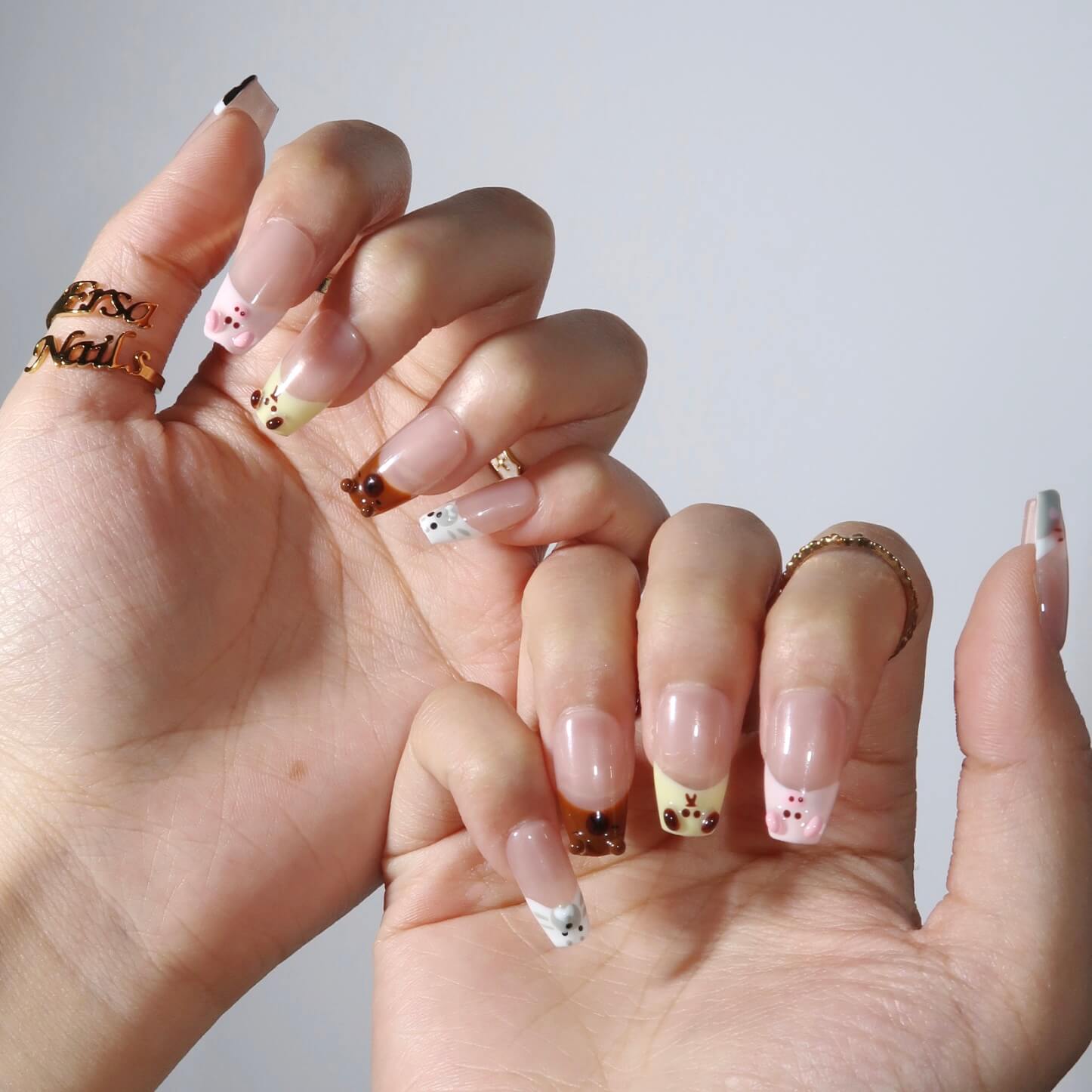 Hang Out Together - Ersa Nails Nude PressOnNails