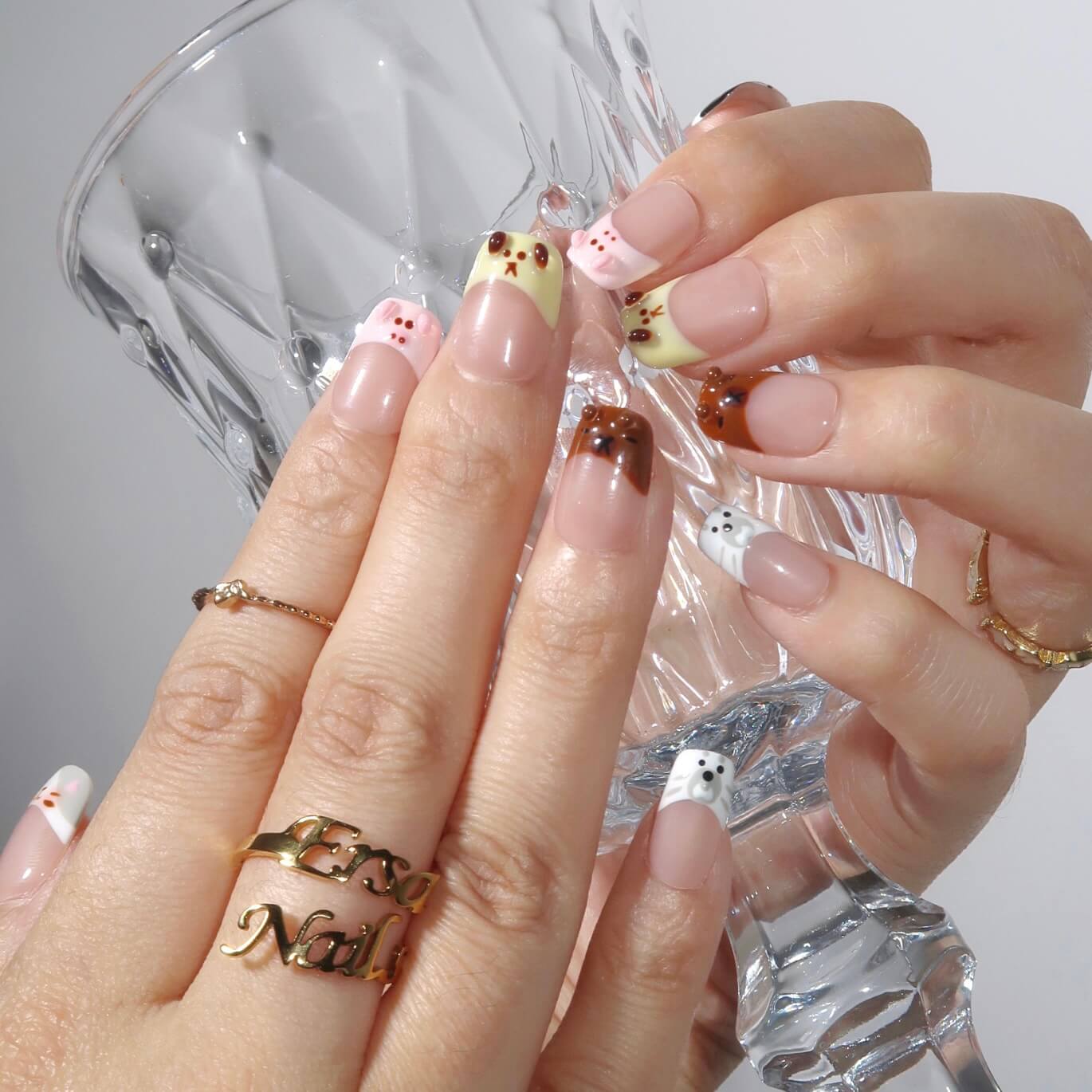 Hang Out Together - Ersa Nails Nude PressOnNails