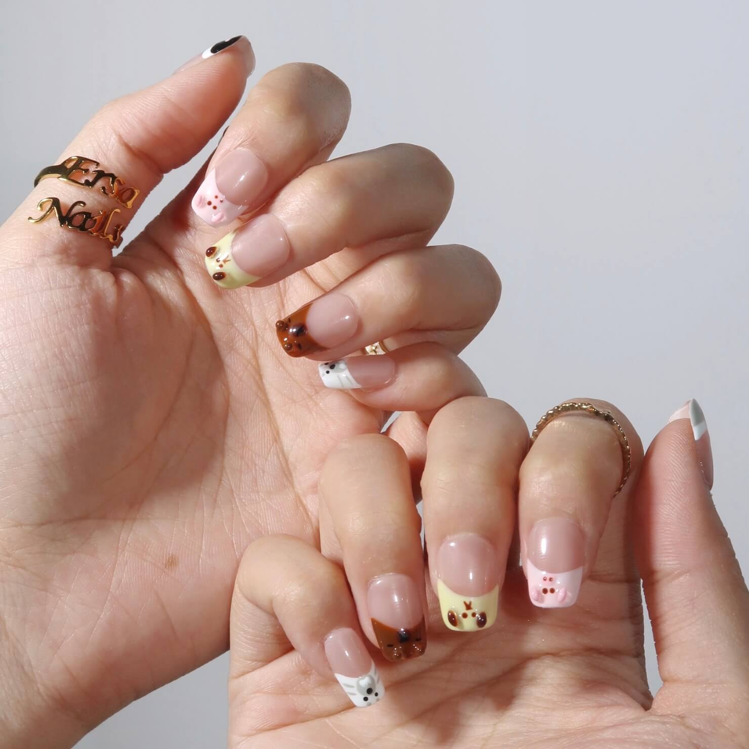 Hang Out Together - Ersa Nails Nude PressOnNails