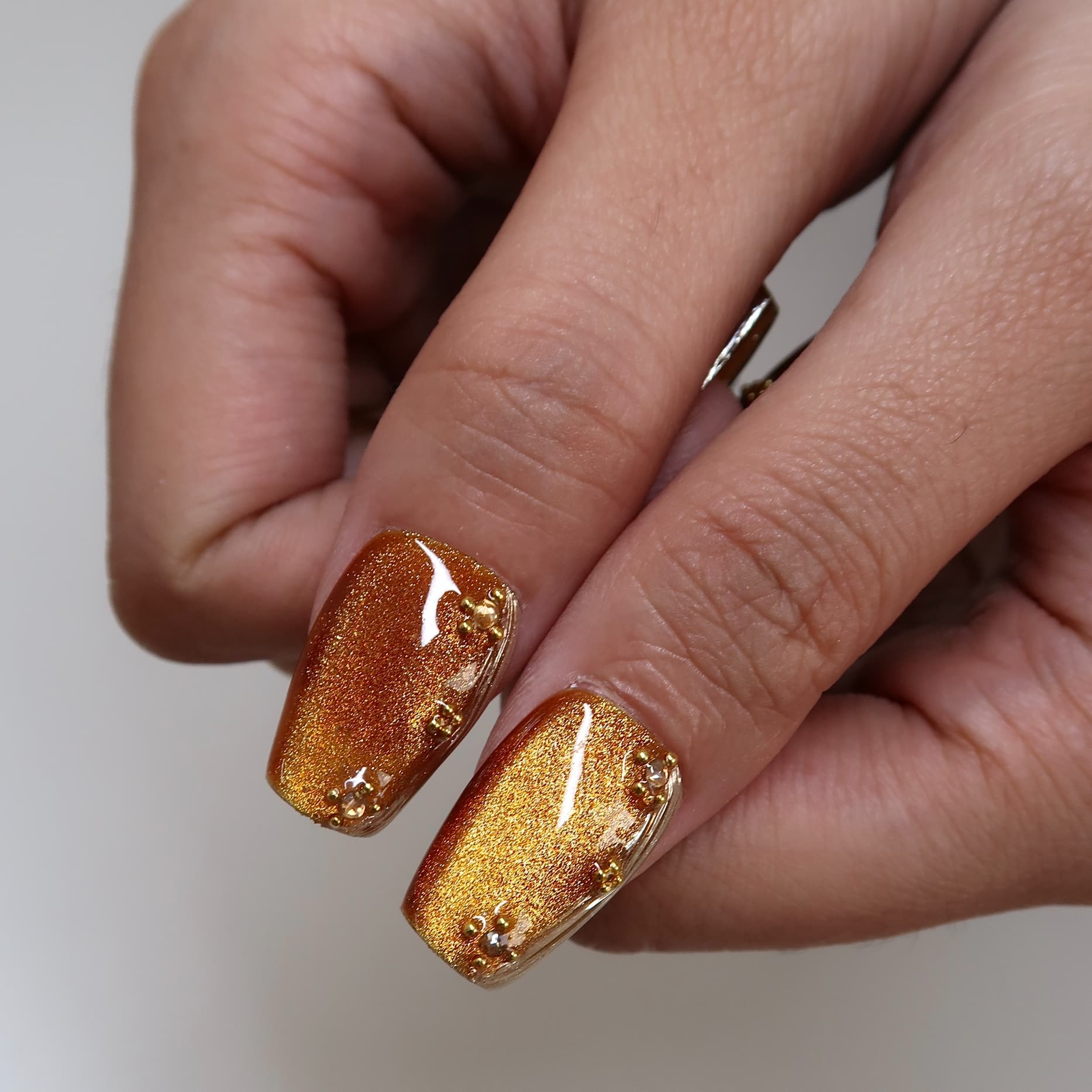 Harvest Glow- Ersa Nails Gold PressOnNails