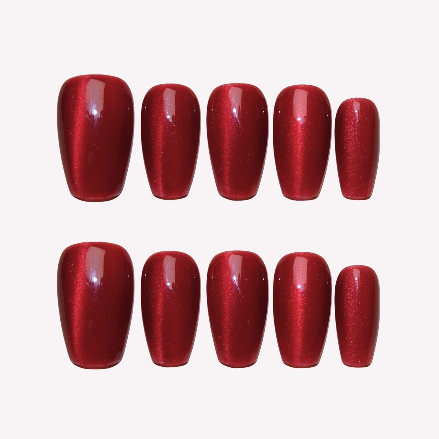 Hidden Gem - Ersa Nails Red PressOnNails