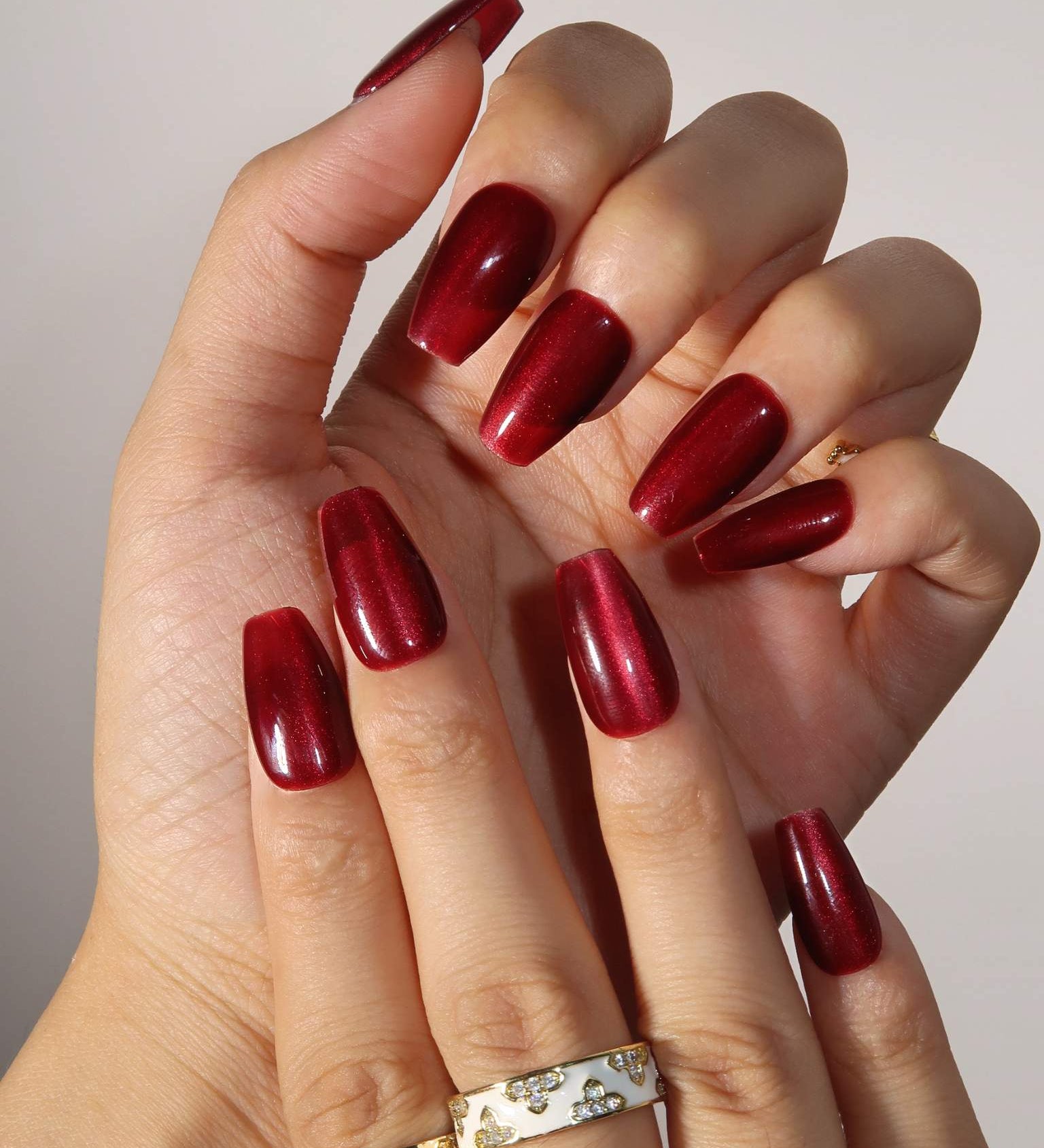 Hidden Gem - Ersa Nails Red PressOnNails