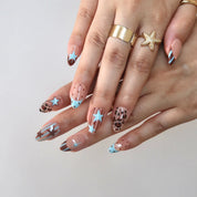 Hot Snack - Ersa Nails Nude Brown PressOnNails