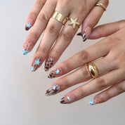 Hot Snack - Ersa Nails Nude Brown PressOnNails