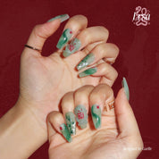 Jade's Embrace - Ersa Nails Jade PressOnNails