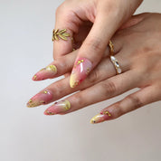 Juicy Jelly - Ersa Nails Pink Yellow PressOnNails