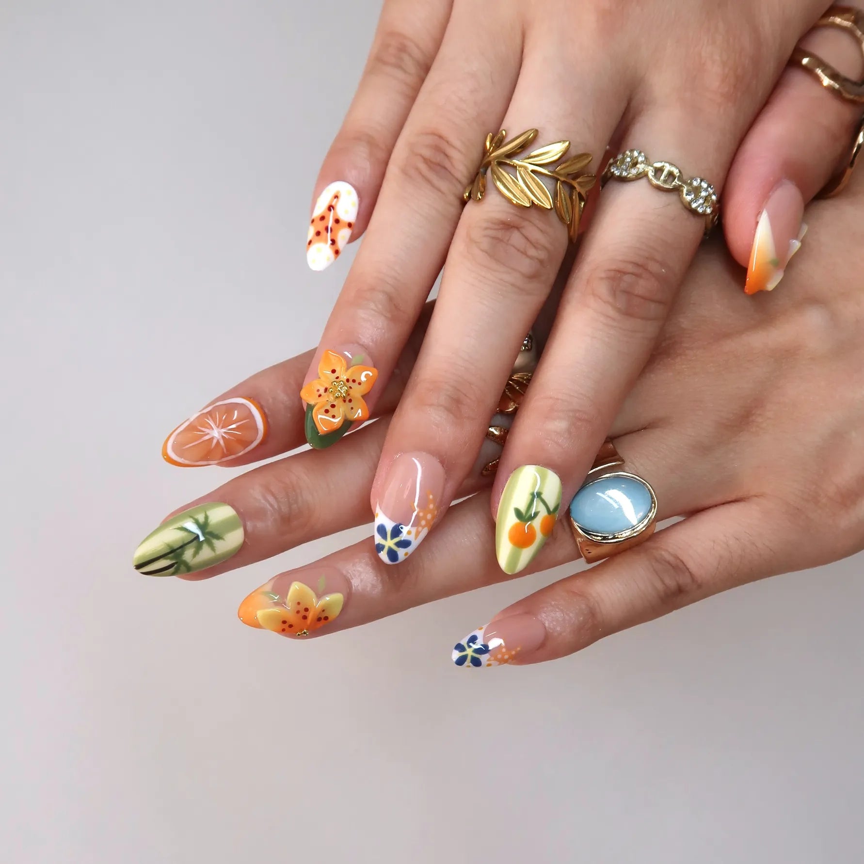 Just Sunshine - Ersa Nails Nude Orange PressOnNails