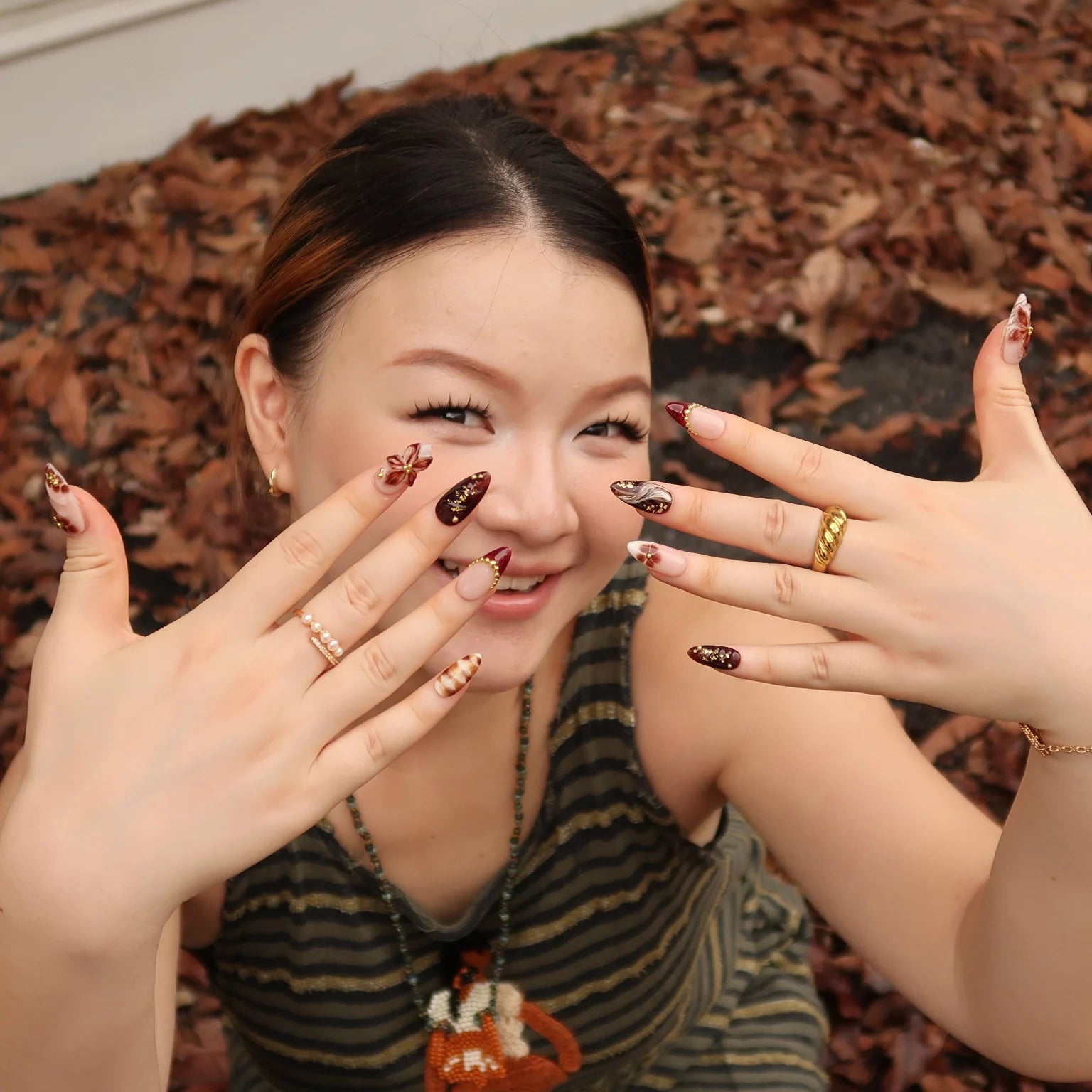 Latte Season - Ersa Nails Nude Brown PressOnNails