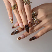 Latte Season - Ersa Nails Nude Brown PressOnNails