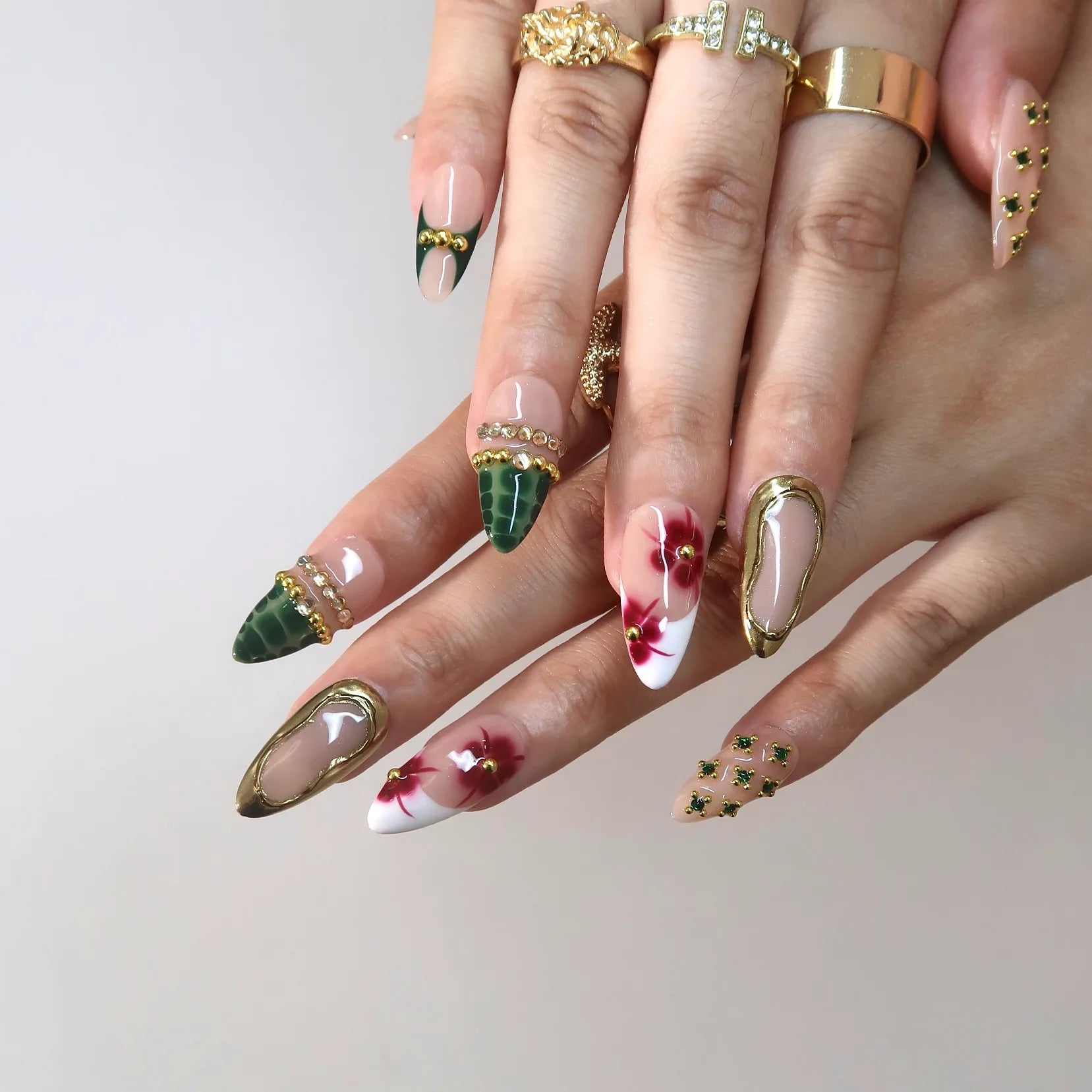 Lavish - Ersa Nails Nude Jade PressOnNails