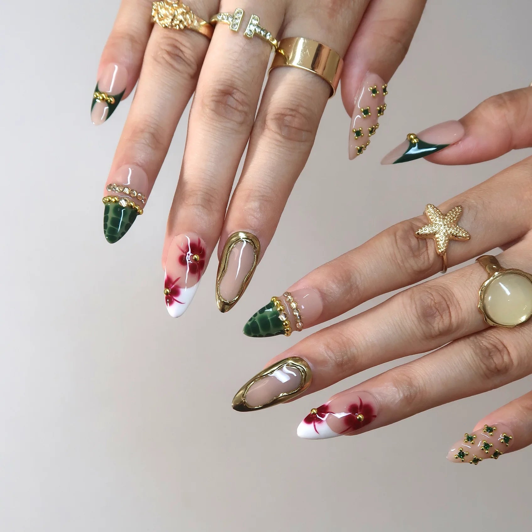 Lavish - Ersa Nails Nude Jade PressOnNails