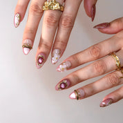 Love Letter - Ersa Nails Pink Gold PressOnNails