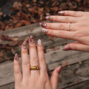 Love Letter - Ersa Nails Pink Gold PressOnNails