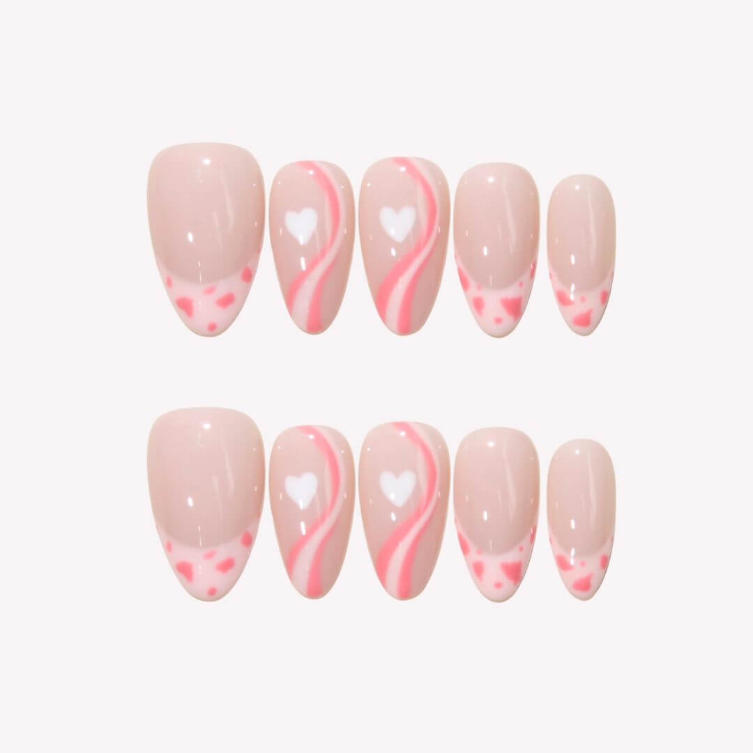 Love Story - Ersa Nails Nude Pink PressOnNails